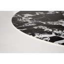 Стол обеденный HALMAR MANUEL черный мрамор/черный 120